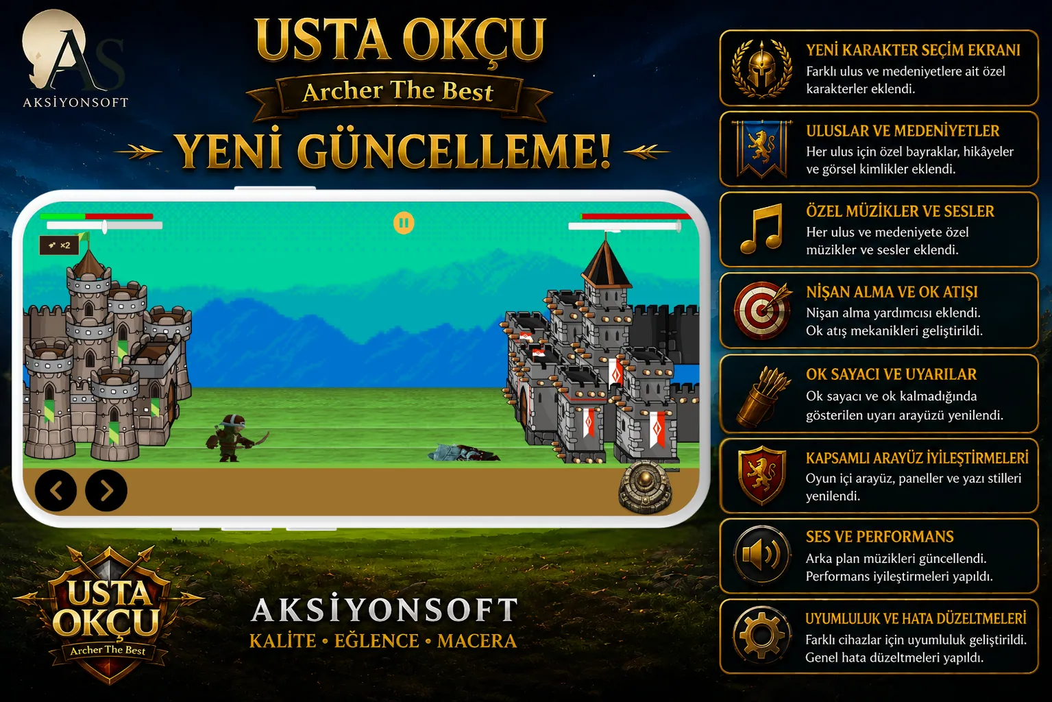 Archer The Best Android okçu düellosu
