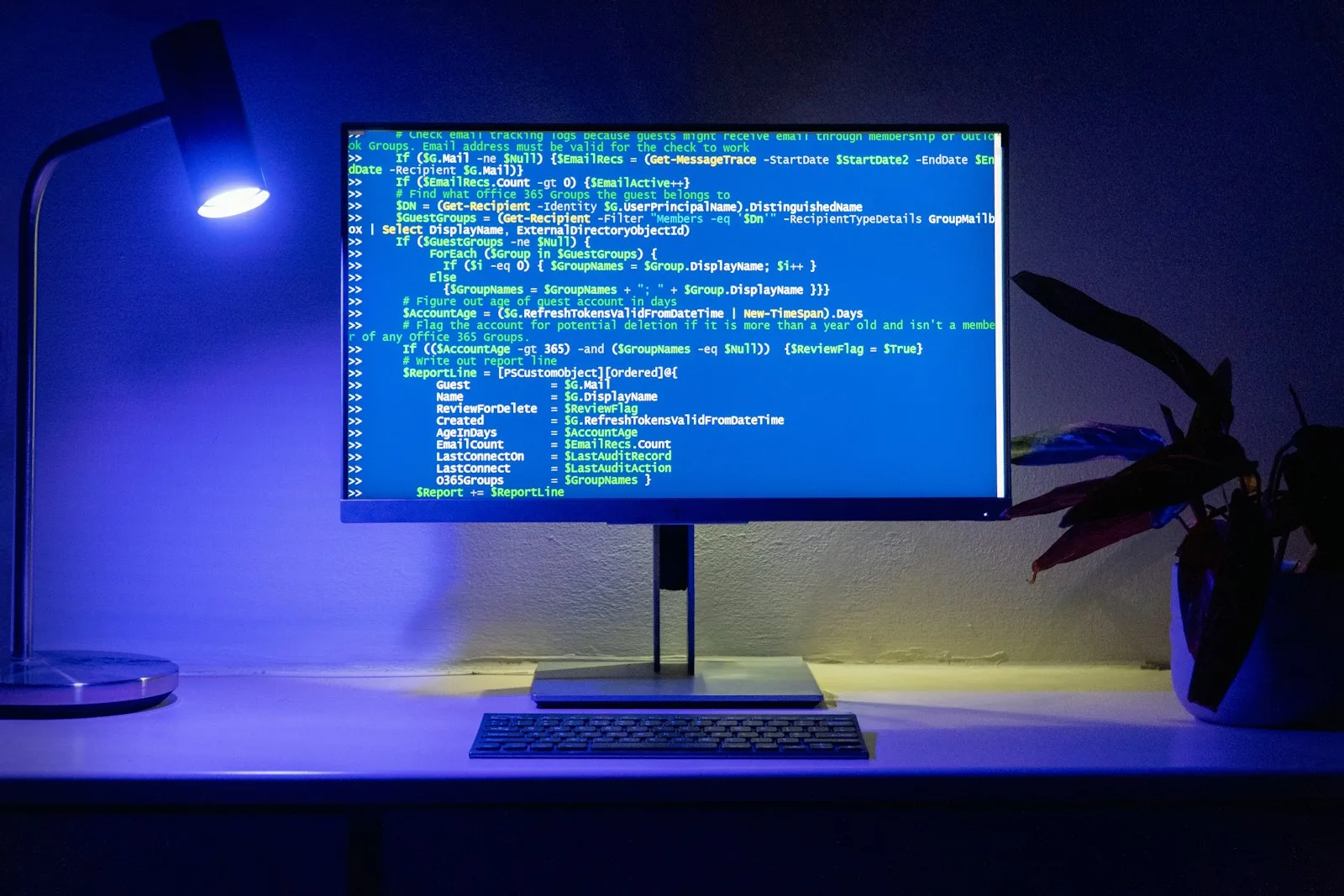 Monitörde kod editörü — EVREN LLM OpenAI uyumlu API'ye mevcut uygulamayı bağlayan geliştirici ortamı