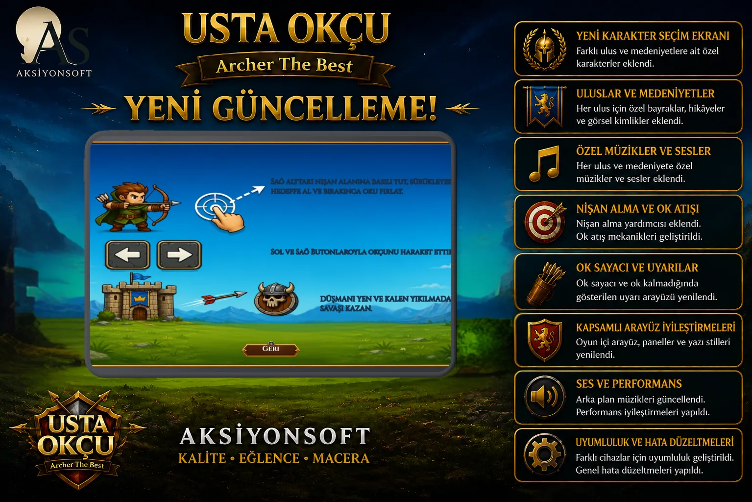 Archer The Best Android tablet oynanış