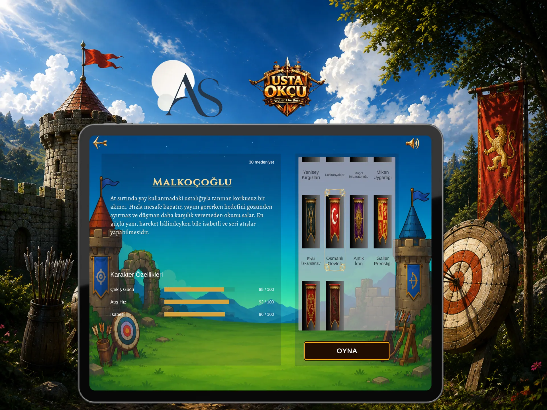 Archer The Best iPad medeniyet seçimi
