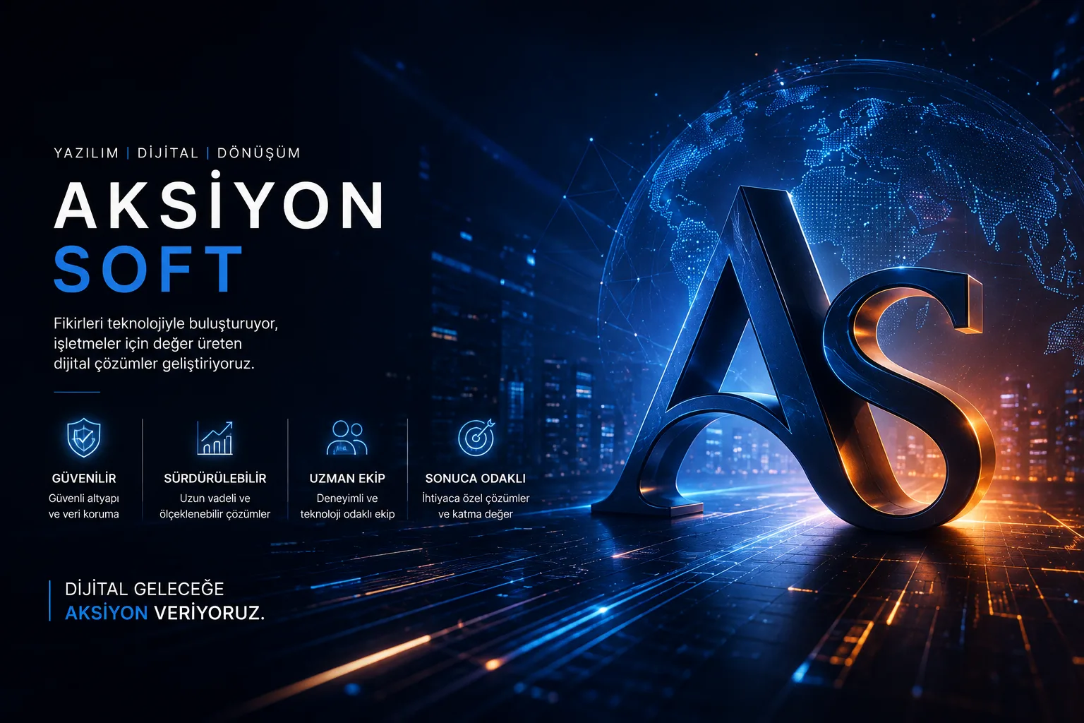 Aksiyon Soft ekibi ve dijital çözüm geliştirme süreci